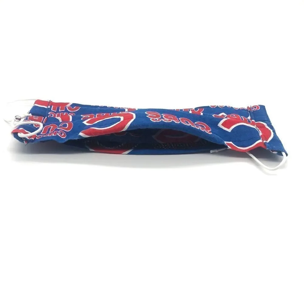 Chicago Cubs Face Mask 100%  Cotton